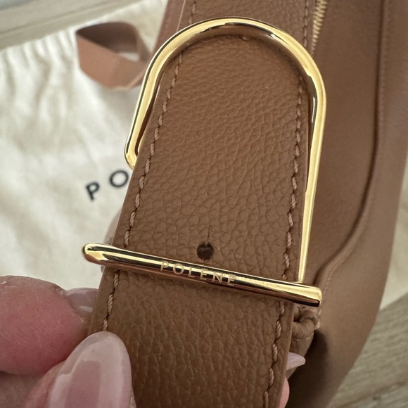 Polene Umi Camel Leather Bag - Picture 7 of 11